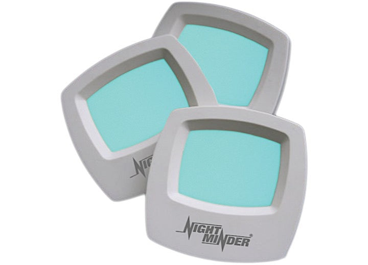Valterra Products LLC NIGHTMINDER GREEN LIGHT 3 PACK ELECTROLUMINESCENT NIGHTLIGHT - NIGHTMINDER