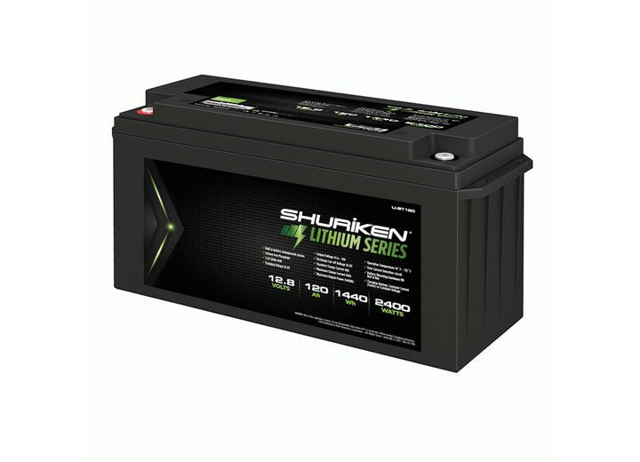 Metra Electronics/Heise 2400W / 120 AMP HOURS LITHIUM IRON BATTERY