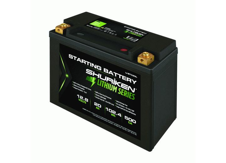 Metra Electronics/Heise 500CA / 20 AMP HOURS LITHIUM-ION STARTING BATTERY