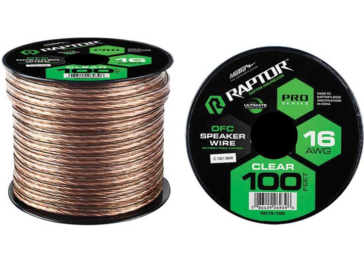 Metra Electronics/Heise 100 FT 16 AWG PRO-SERIES OFC SPEAKER WIRE
