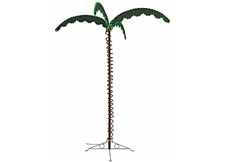 MG Innovative Ming’s Mark Green Long Life 12V LED 7 ft Decorative Palm Tree Rope Light for RV & Marine Applications