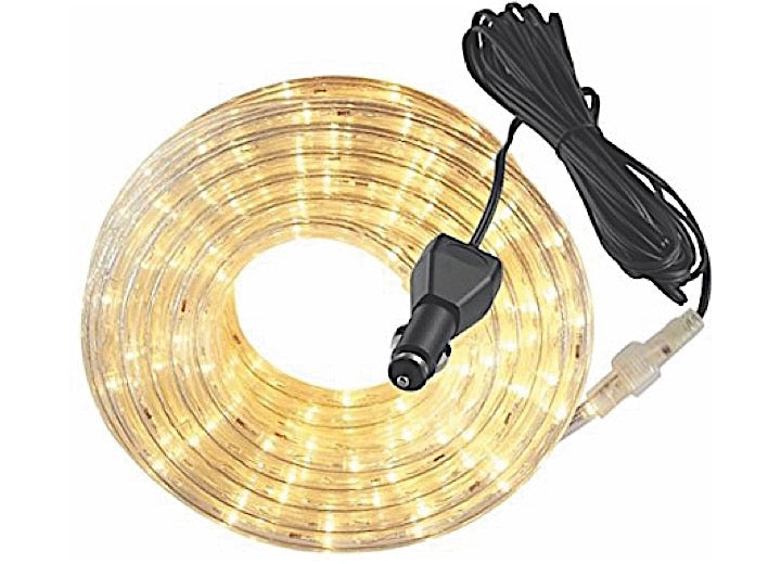MG Innovative Ming’s Mark Green Long Life Decorative 10' Warm White LED Rope Light for RV/Marine Applications