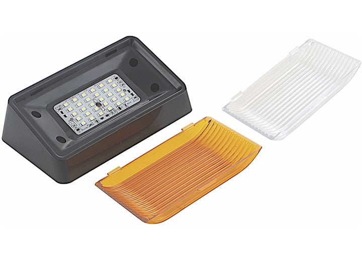 MG Innovative BLACK LED PORCH LIGHT 96-150LUM