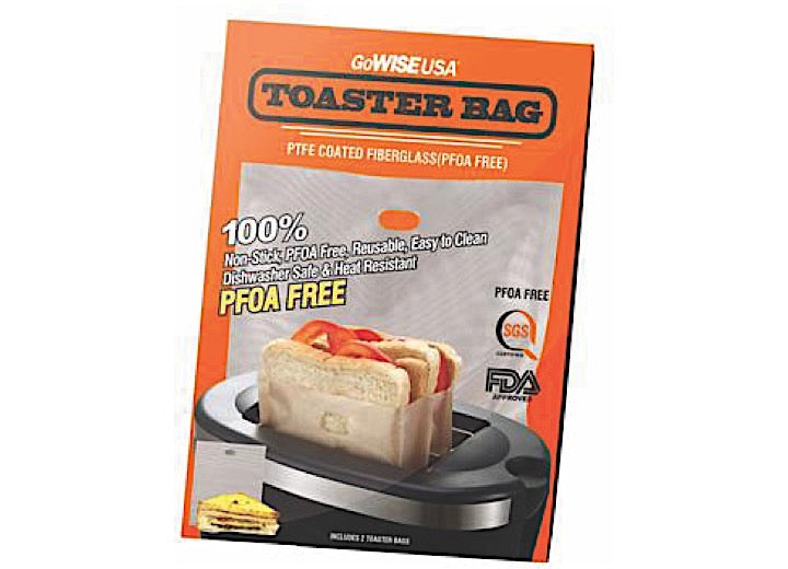 MG Innovative REUSABLE NON-STICK TOASTER BAG, 2 PCS