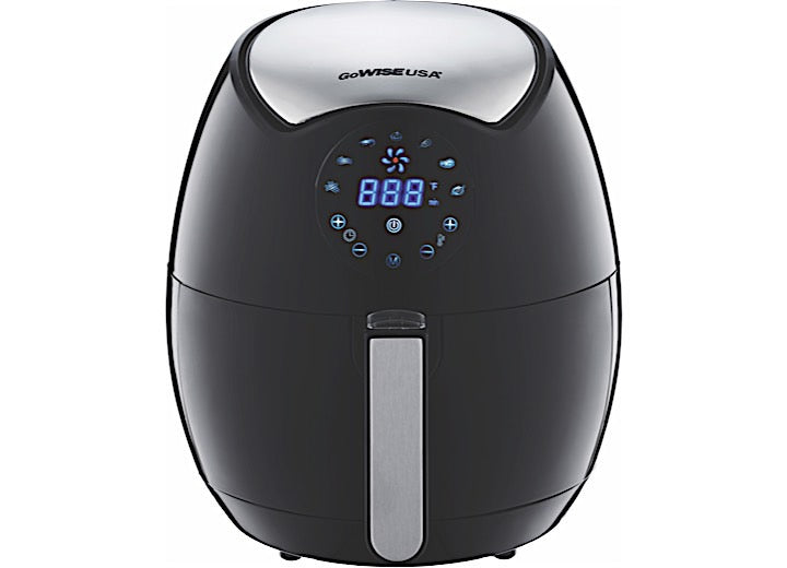 MG Innovative ELECTRIC DIGITAL AIR FRYER 3.7 QT W/ TOUCH SCREEN - BLACK