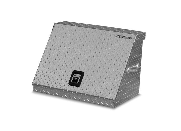 Montezuma 26IN X 18IN TRIANGLE TOOLBOX, ALUMINUM, BRITE