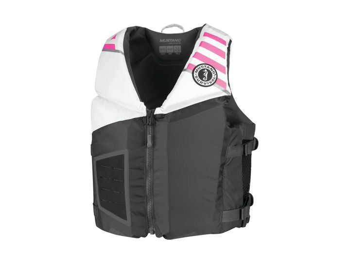 Mustang Survival REV YOUNG ADULT FOAM VEST YOUNG ADULT GRAY-WHITE-PINK