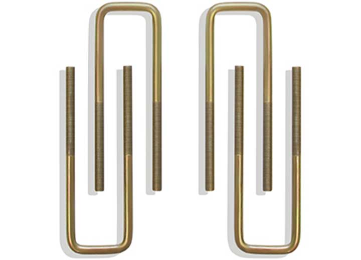 Maxtrac Suspension 99-22 SILV/SIERRA 1500/15-22 COLORADO/CANYON/05-22 TACOMA 9/16IN SQUARE U-BOLTS FOR 2IN LIFT BLOCKS