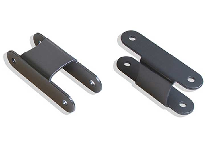 Maxtrac Suspension 04-12 COLORADO/CANYON/91-04 SONOMA/82-04 S10/83-97 BLAZER/JIMMY REAR STEEL 1IN LIFT SHACKLES(PAIR)