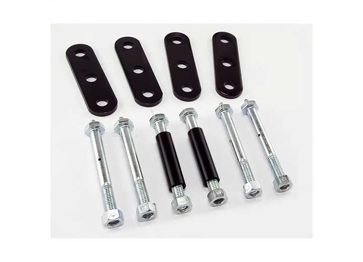 Rugged Ridge HEAVY DUTY SHACKLE PAIR, 76-86 CJ REAR, GREASABLE WITHOUT BUSHINGS