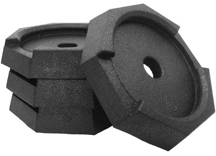 SnapPad PERMANENT JACK PAD FOR 8IN HWH ROUND JACKS - 4 PACK
