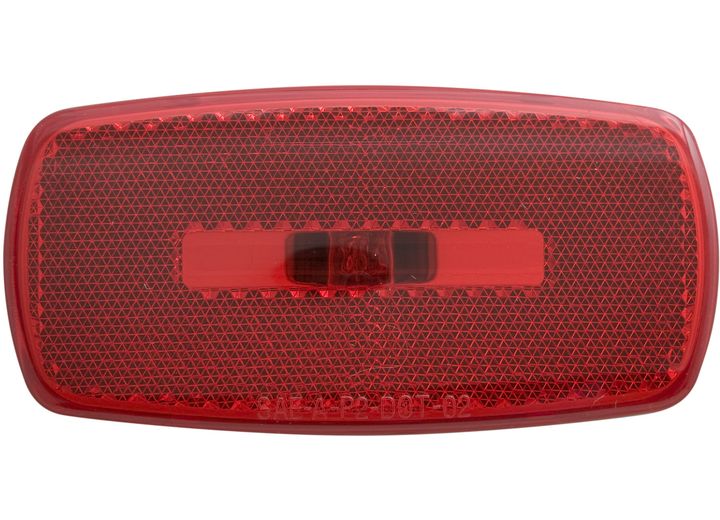 Optronics MARK LIGHT OVAL RV RED