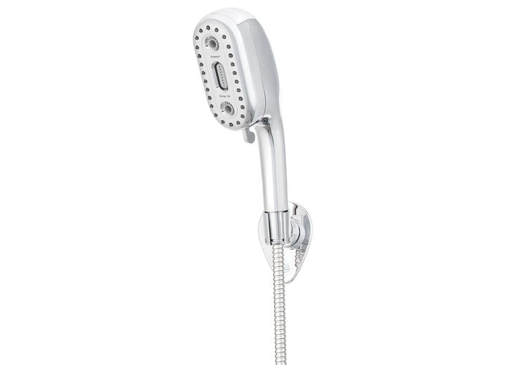 Oxygenics VOYAGE RV CHROME, 1.8 GPM KIT W/ 72IN SS HOSE, RV WALL MOUNT W/C-RING, PLUMBER'S TAPE