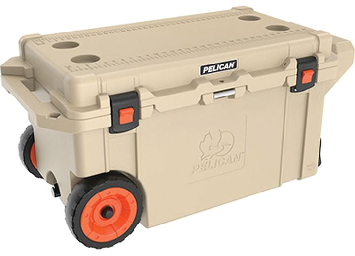 Pelican 80-Quart Elite Wheeled Cooler - Tan