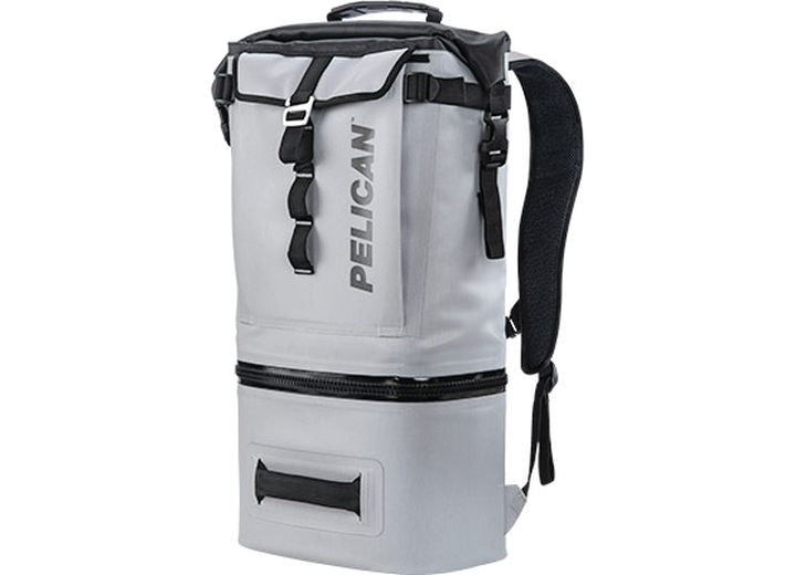 Pelican 19.4-Quart Dayventure Dual Compartment Backpack Cooler - Light Gray