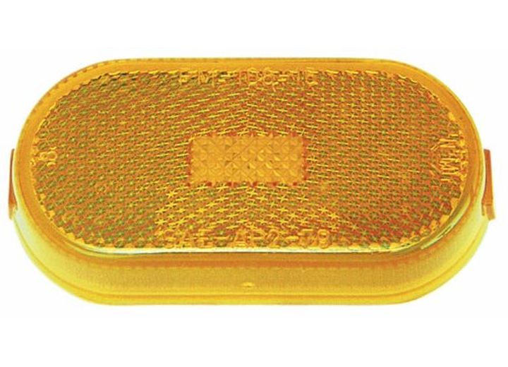 Peterson Manufacturing 108 - Amber Combination 1-Bulb Light w/Reflex (Poly Pack)