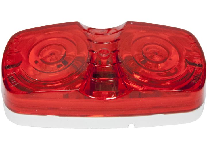 Peterson Manufacturing 138 - Red PC-Rated Clearance & Side Marker Light (Poly Pack)