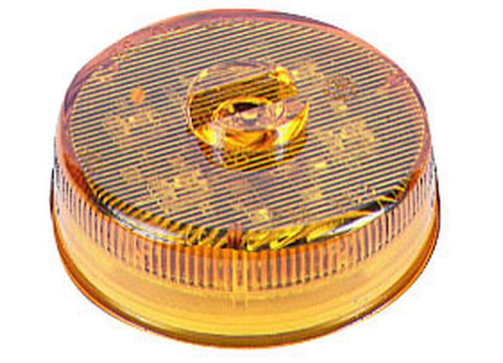 Peterson Manufacturing 163LEDKit - Amber2.5"PC-RatedClearance/SideMarkerLightW/Grommet&Plug(PolyPack)