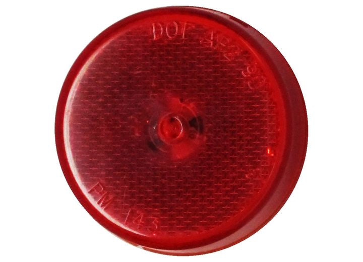 Peterson Manufacturing 173 LED - Red 2.5" Clearance/Side Marker Light w/Reflex (Poly Pack)