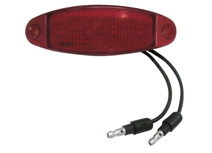 Peterson Manufacturing 4354 LED - Red Clearance/Side Marker Light w/Two .180 Bullet Terminals