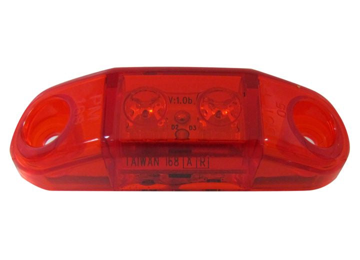Peterson Manufacturing 4484 LED - Red MiniClearance/SideMarkerLight w/two .180 Bullets, 9.5"LeadWires