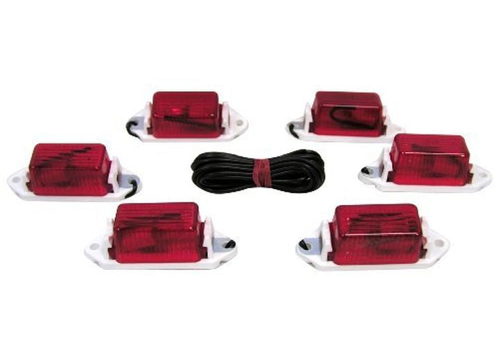 Peterson Manufacturing RUNNING LIGHT KIT RED