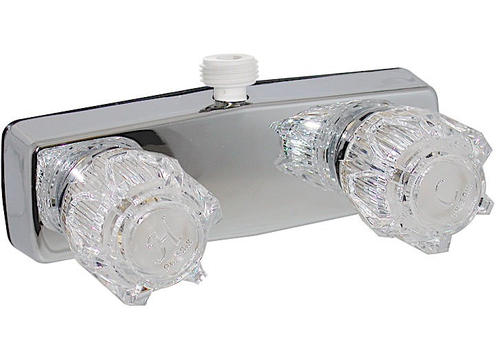 Valterra Products LLC SHOWER VALVE W/ D-SPUD, 4IN, 2 KNOB, PLASTIC, CHROME