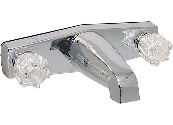 Valterra Products LLC TUB FILLER FAUCET, 8IN, 2 KNOB, PLASTIC, CHROME