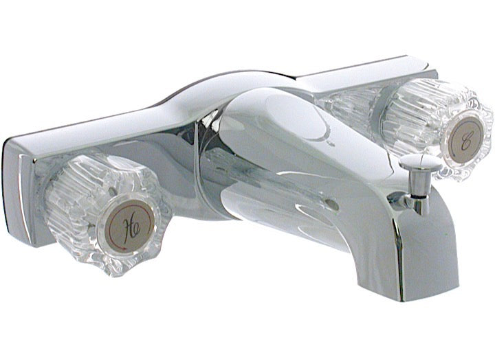 Valterra Products LLC TUB DIV FAUCET, 8IN, 1/4 TURN, PLASTIC, CHROME