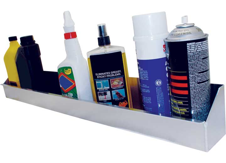 Phoenix USA TOW RAX ALUMINUM AEROSOL UTILITY TRAY FOR UP TO 12 CANS 4IN X 33.5IN X 4IN