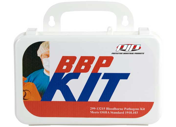 PIP BLOODBORNE PATHOGEN / BIO-HAZARD KIT, 11 DIFFERENT COMPONENTS