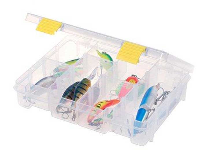 Plano 2370500 4 CMP BOX W TAB CLEAR YELLOW