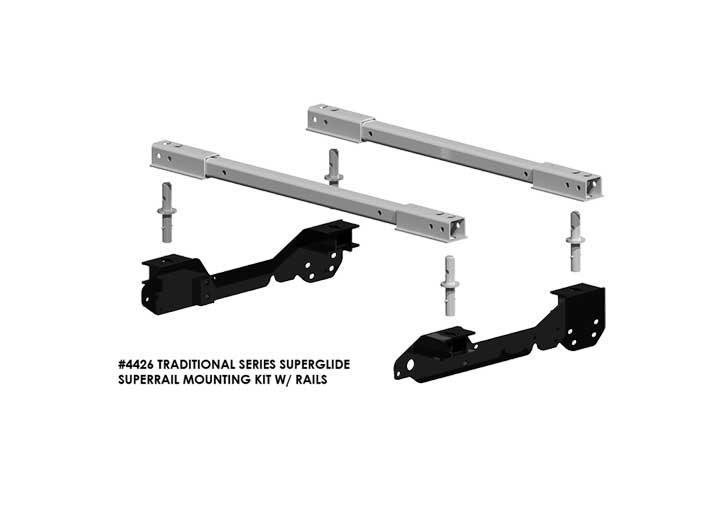 PullRite Traditional Series SuperGlide SuperRail Mounting Kit