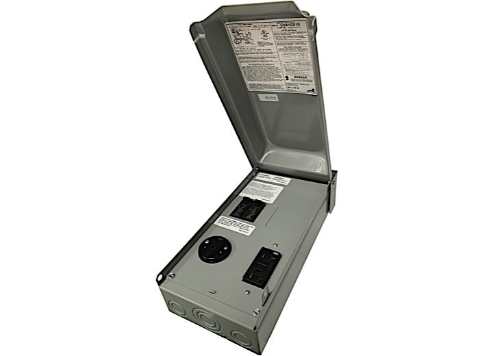 AP Products RV POWER OUTLET 120/240V, 20A GFCI + 30A W/BREAKERS