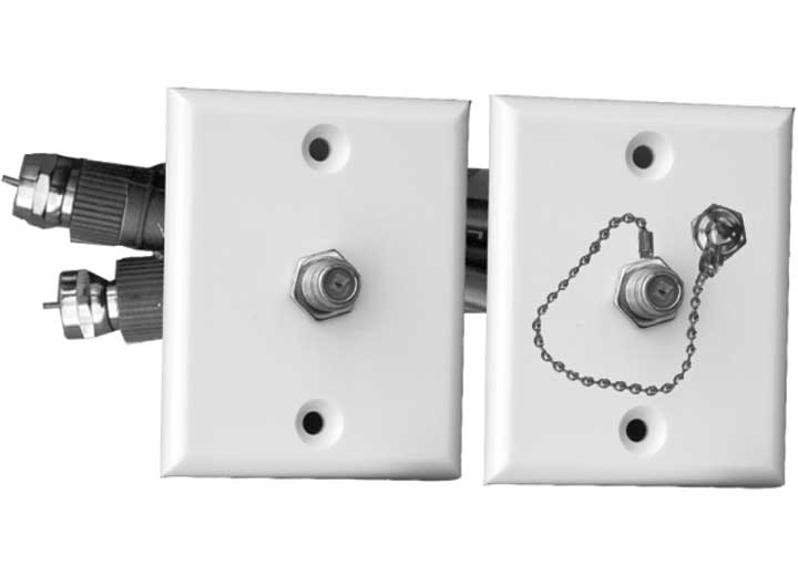 Prime Products WHITE CABLE TV LEAD KIT