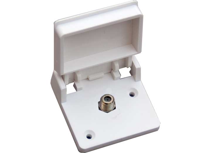 Prime Products EXTERIOR TV RECEPTACLE (WHITE)