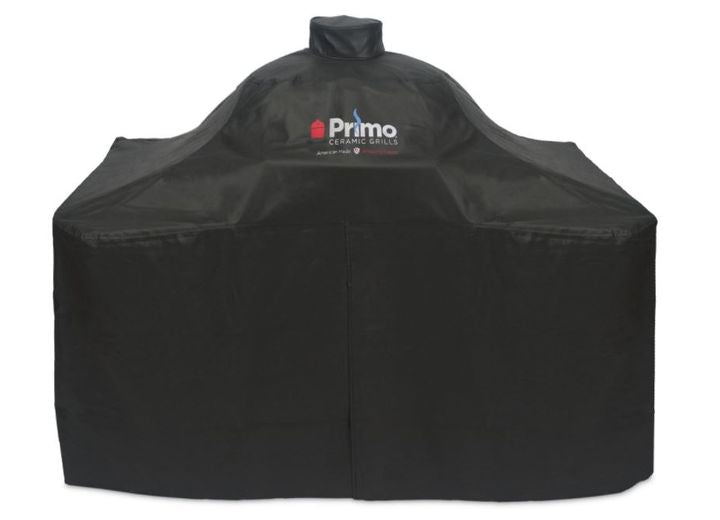 Primo Grills Primo Grill Cover for Primo Round or X-Large Oval Ceramic Charcoal Grills in Cypress Grill Table