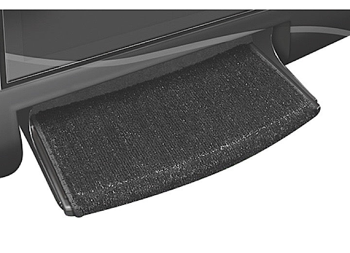 Prest-O-Fit WRAPAROUND RADIUS STEP RUG (22IN WIDE) - BLACK