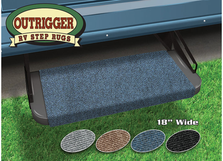 Prest-O-Fit OUTRIGGER RV STEP RUG (18IN WIDE) - ATLANTIC BLUE