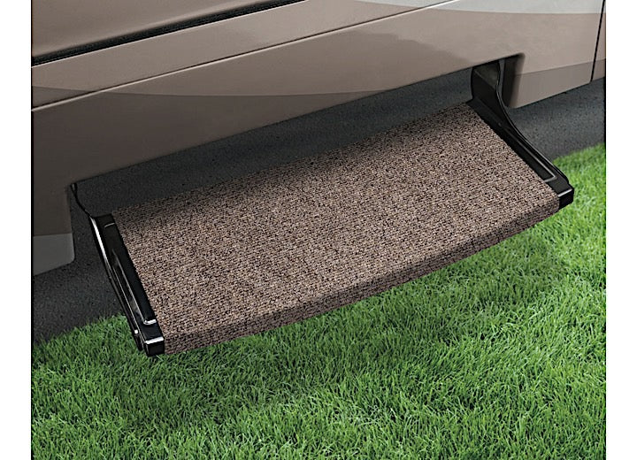 Prest-O-Fit OUTRIGGER RADIUS XT RV STEP RUG 22 IN. WIDE - WALNUT BROWN