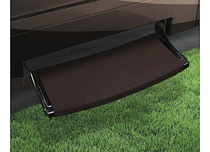 Prest-O-Fit OUTRIGGER RADIUS XT RV STEP RUG 22 IN. WIDE - CHOCOLATE BROWN