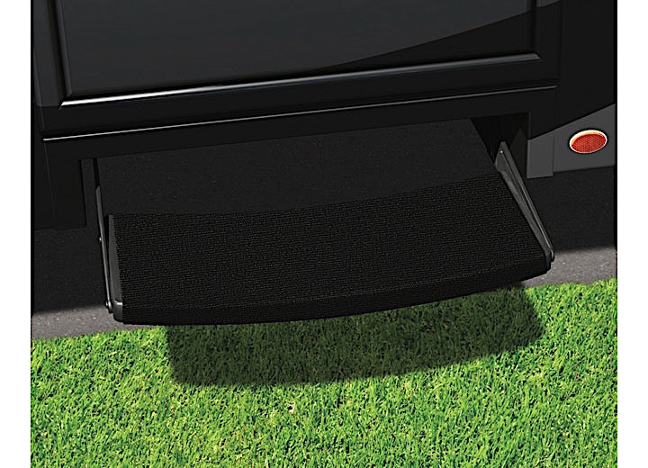 Prest-O-Fit OUTRIGGER UNIVERSAL RV STEP RUG 22 IN. WIDE - BLACK ONYX
