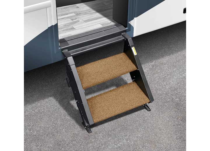 Prest-O-Fit TRAILHEAD STEP RUG 17.5IN WIDE (2 PC SET) FOR MORRYDE 2ND GENERATION STEPABOVE 2 STEP-BUCKSKIN BROWN