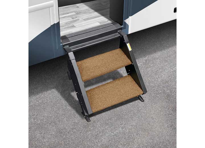 Prest-O-Fit TRAILHEAD STEP RUG 19.5IN WIDE (2 PC SET) FOR MORRYDE 2ND GENERATION STEPABOVE 2 STEP-BUCKSKIN BROWN