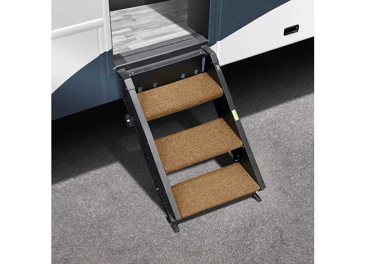 Prest-O-Fit TRAILHEAD STEP RUG 23.5IN WIDE (3 PC SET) FOR MORRYDE 2ND GENERATION STEPABOVE 3 STEP-BUCKSKIN BROWN