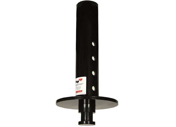 Popup Industries, Inc. PopUp Gooseneck to Kingpin Adapter, Straight – 4 in. Round Tube