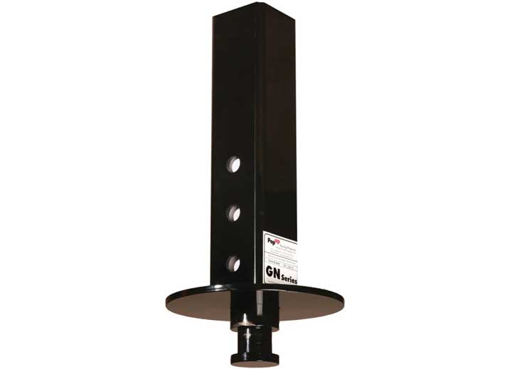 Popup Industries, Inc. PopUp Gooseneck to Kingpin Adapter, Straight – 4.5 in. Square Tube