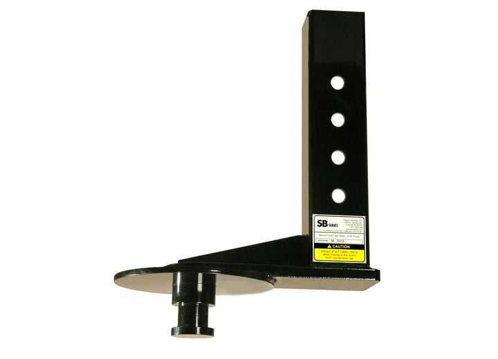 Popup Industries, Inc. PopUp Gooseneck to Kingpin Adapter, 9 in. Offset – 4.5 in. Square Tube