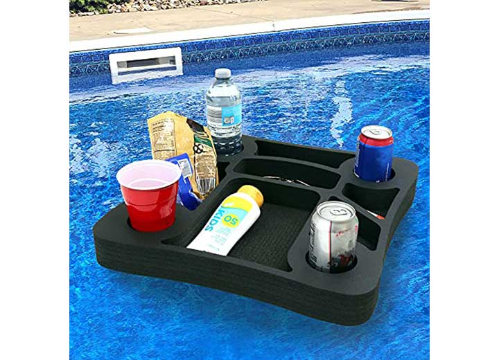 Polar Whale Products Polar Whale Floating Square Drink Holder Refreshment Table, 17.5"