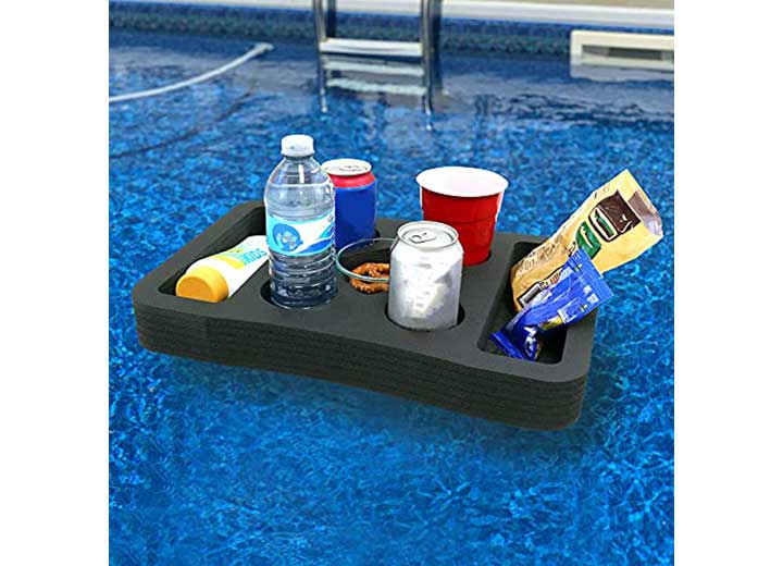 Polar Whale Products Polar Whale Floating Rectangle Drink Holder Refreshment Table, 17.5"